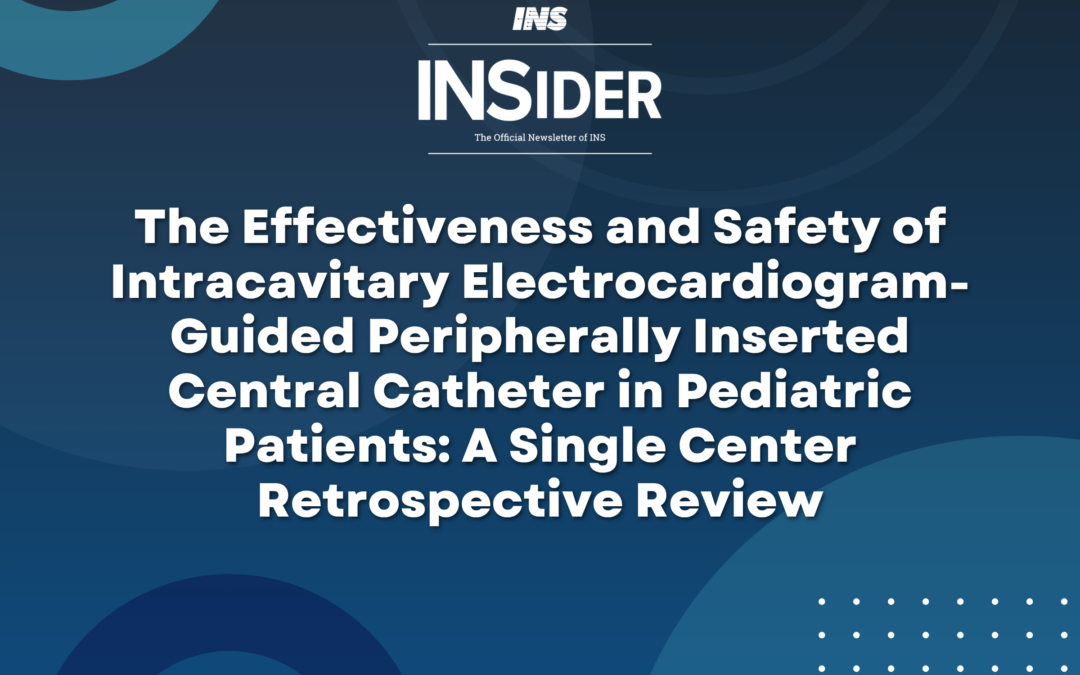 The Effectiveness and Safety of Intracavitary Electrocardiogram-Guided Peripherally Inserted Central Catheter in Pediatric Patients: A Single Center Retrospective Review