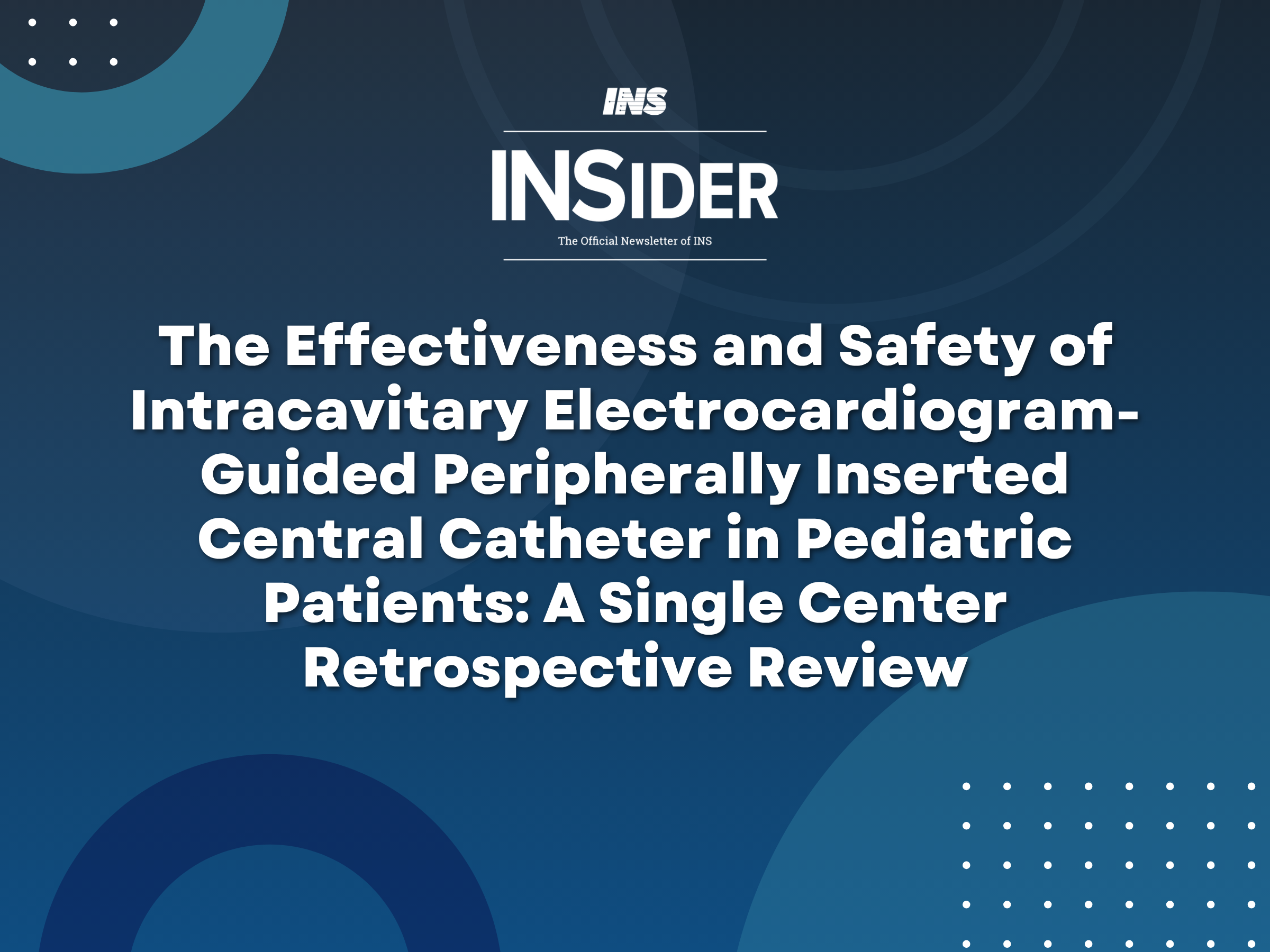 The Effectiveness and Safety of Intracavitary Electrocardiogram-Guided Peripherally Inserted Central Catheter in Pediatric Patients: A Single Center Retrospective Review
